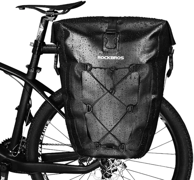 Fahrrad Gepäckträgertasche Fahrradtasche für Gepäckträger Wasserdicht Tasche 27L