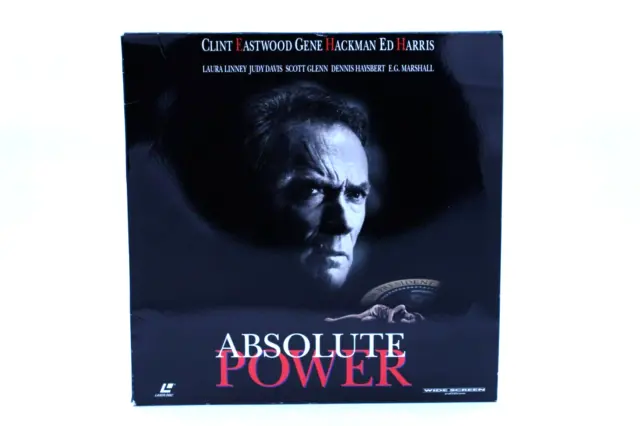🎬 Absolute Power | Laserdisc | English | Sehr Gut | Thriller | Sammlerstück 🌟