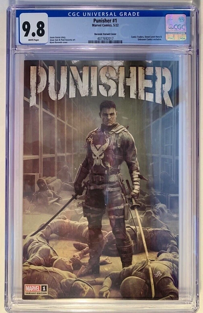 Punisher #1 (5'22) Cgc 9.8 Nm/M Bjorn Barends Variant Edition Marvel Comics