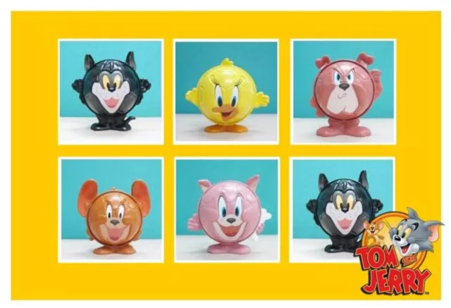 2014 Burger King | Tom and Jerry | Complete Set Of 6 Character Toys