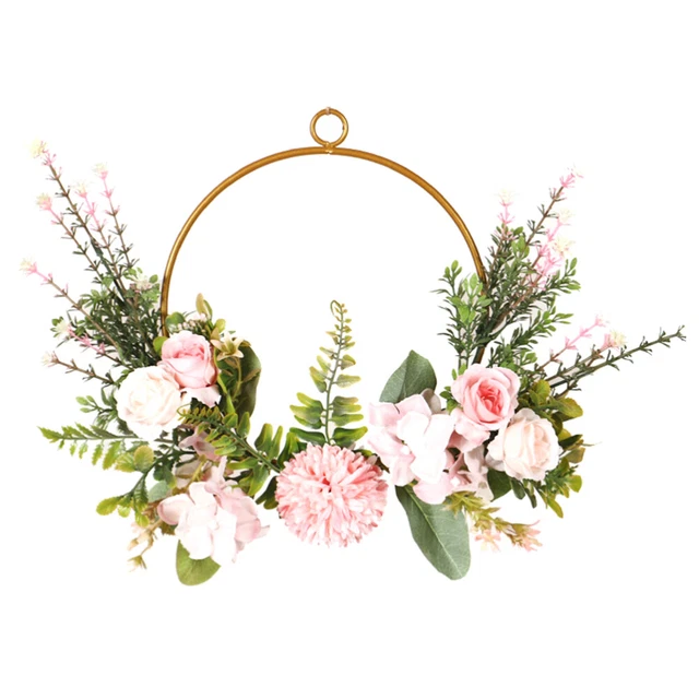 ZKINGZ Ghirlanda Natalizia Per Porta Con Campane - Decorazione Natalizia Fattoria 40 Cm (A - 9