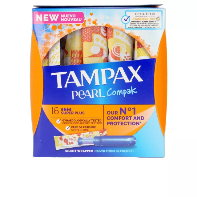 Hygiène Tampax women TAMPAX PEARL COMPAK tampón super plus 16 u
