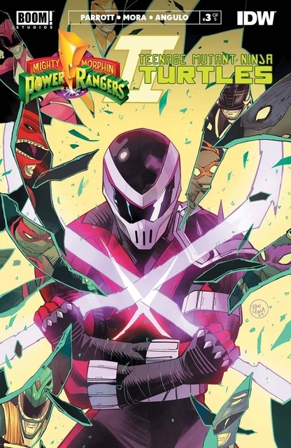 Mighty Morphin Power Rangers Teenage Mutant Ninja Turtles #3 TMNT Comic Book