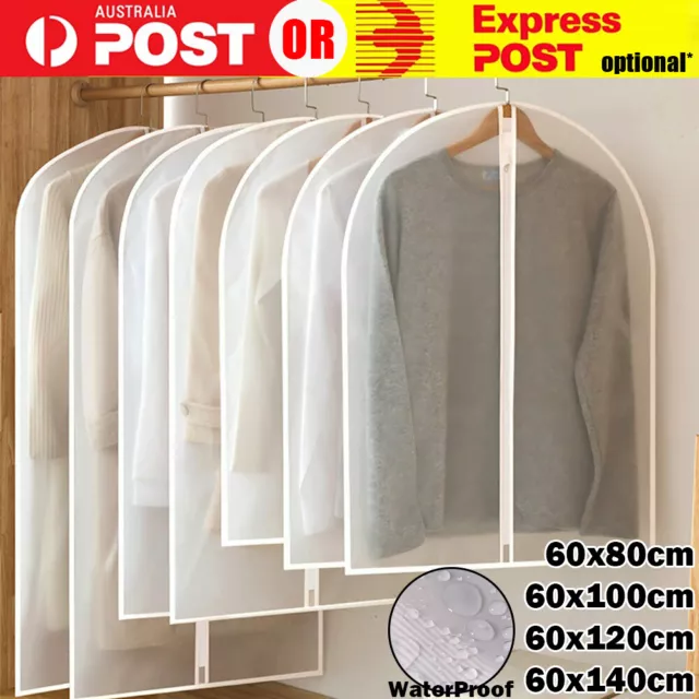 Up to 10x Dustproof Storage Bag Garment Dress Cover Suit Clothes Coat Protector