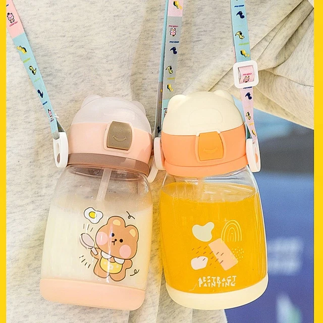 Alimentación vaso de agua potable niños vaso de agua vaso de paja vaso de agua botella