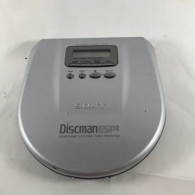 Sony CD Walkman Discman ESP2 Portable Personal CD Player - VGC (D-E775/SM)