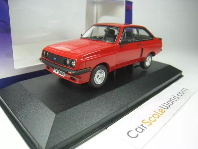 Ford Escort Mk2 Rs2000 Serie X (X-Pack) 1/43 Vanguards (Rouge Vénitien)