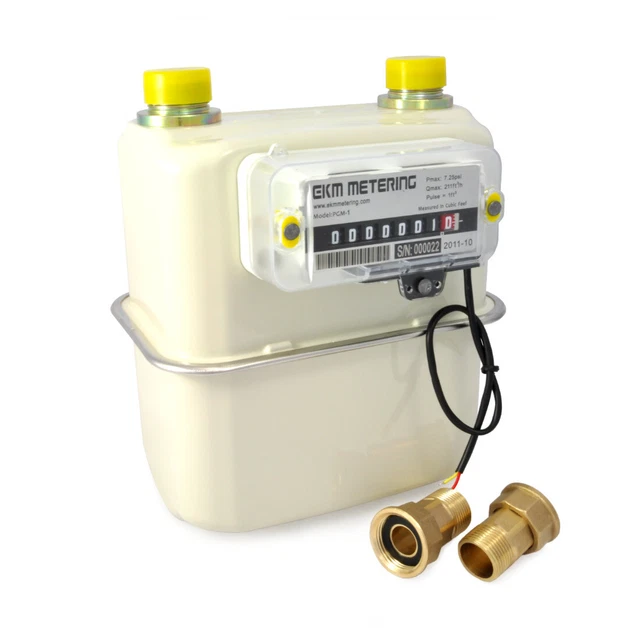 3/4 Inch Gas Meter Pulse Output Data Communication for Remote Usage Reading #40