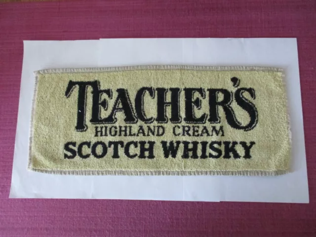Teacher's Highland Cream Scotch Whisky Bar Towel
