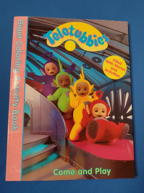 TELETUBBIE'S COLORING ACTIVITY Book Tinky Winky's Tubby Toast - Never