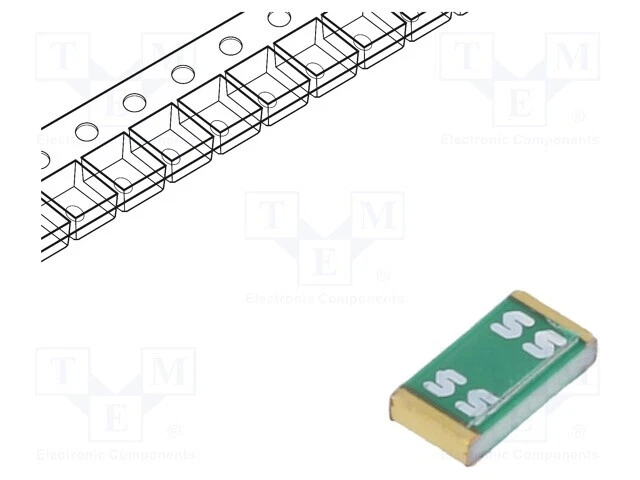 63VDC 32VAC 25A SMD Sécurité : Schmelz Fusible 3,2x1,6mm Cuivre