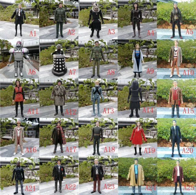 Doctor Who the 2th 1st 7th DR SENSORITE K1 Robot DAVROS DALEK Romana Brigadier