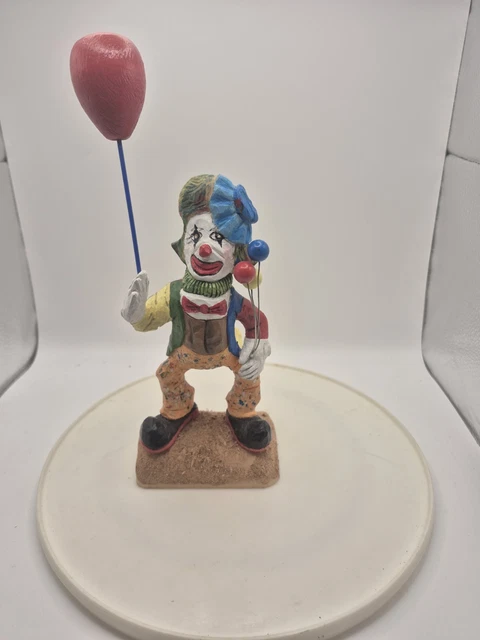 Jun Asilo signed - Clown Hanging on a Trapeze - Catawiki