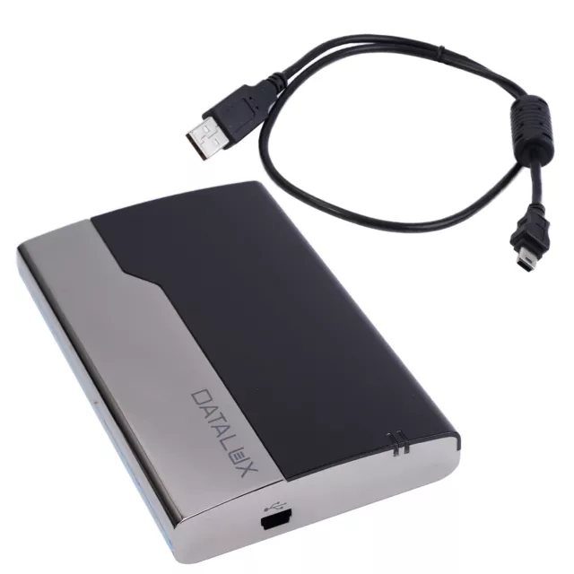 Datalux USB ALU 2,5" Festplattengehäuse SATA SSD HDD Gehäuse Case PC Festplatte