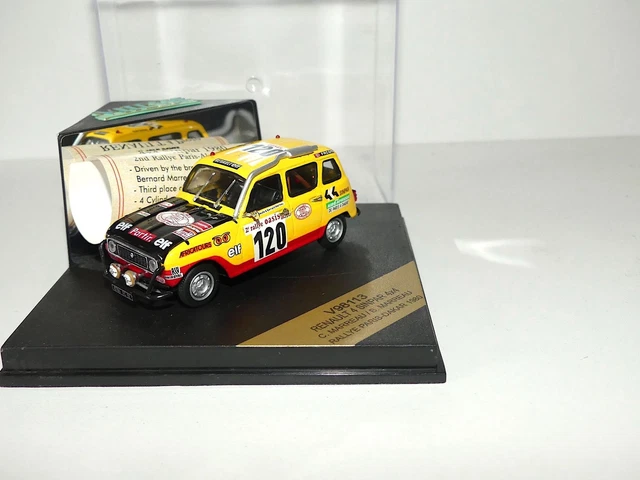 Norev 1/43 - Renault 4 Sinpar N°131 - Rallye Paris-Dakar 1979 - Neuf