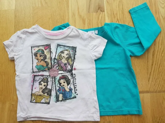 Pacchetto designer Disney Laura Ashley 3 anni bambina t-shirt a maniche corte rosa