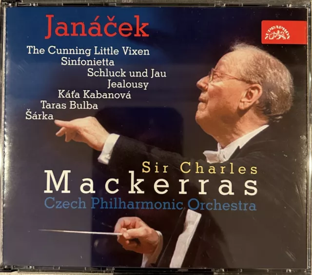 Mackerras Conducts Janacek / Czech Philharmonic (2 CDs, 2004, Supraphon)
