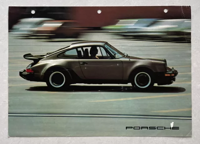 1976 PORSCHE 911 S 912E TURBO CARRERA Brochure Catalog !!! RS RSR GT2 911R NOS