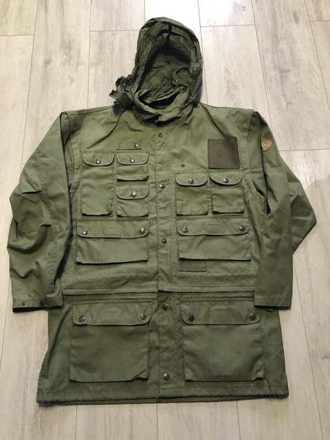 Giacca da esterno con cappuccio da pesca multitasca Fjallraven taglia M