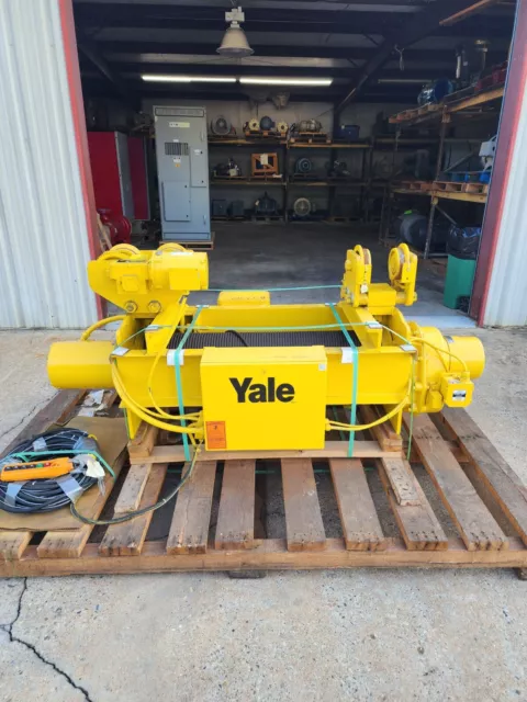 Yale 3 Ton Wire Rope Hoist w/ Motorized Trolly DEW3-135RT20S2, 135 FT LIFT, 460V