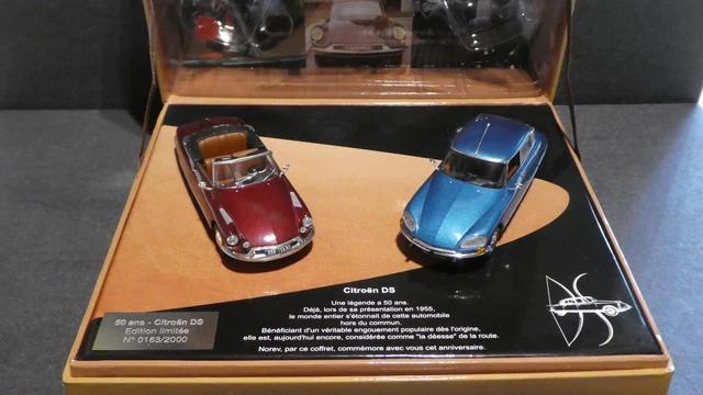 Miniature Citroen Coffret 50 ans de la DS - francis miniatures