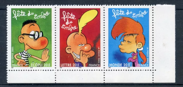 STAMP / TIMBRE FRANCE N° T3751a ** BANDE DESSINEE TITEUF / TRIPTYQYE