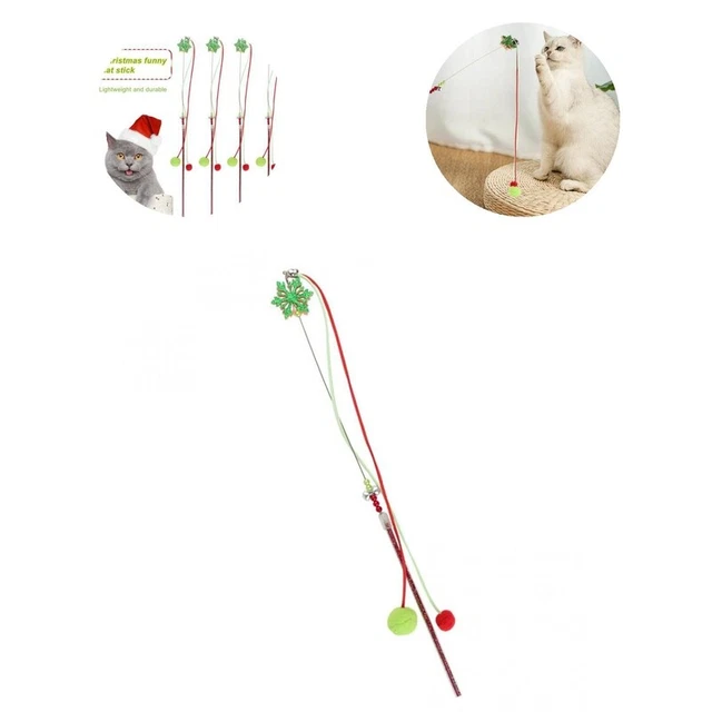 Cats Teaser Classic Funny Cats peluche bola teaser caña juguete ocio