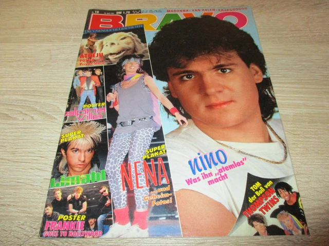 Bravo 26.4.1984 18/84 mit Nena Poster Heft komplett