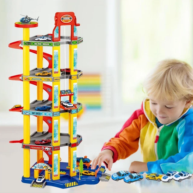 Molto 7 storey parking garage shop
