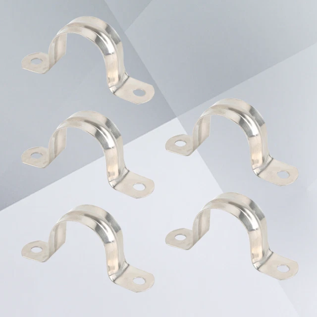 5 pz supporto a U acciaio inox Du Blommst fascetta tubo antiruggine