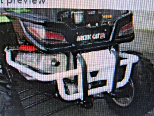 Quadrax Elite Rear Bumper - Arctic Cat Wildcat 1000 4, 4X, Gt, X / White