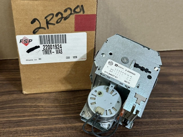 WP22001924 22001924 Genuine OEM Whirlpool Washer Timer New