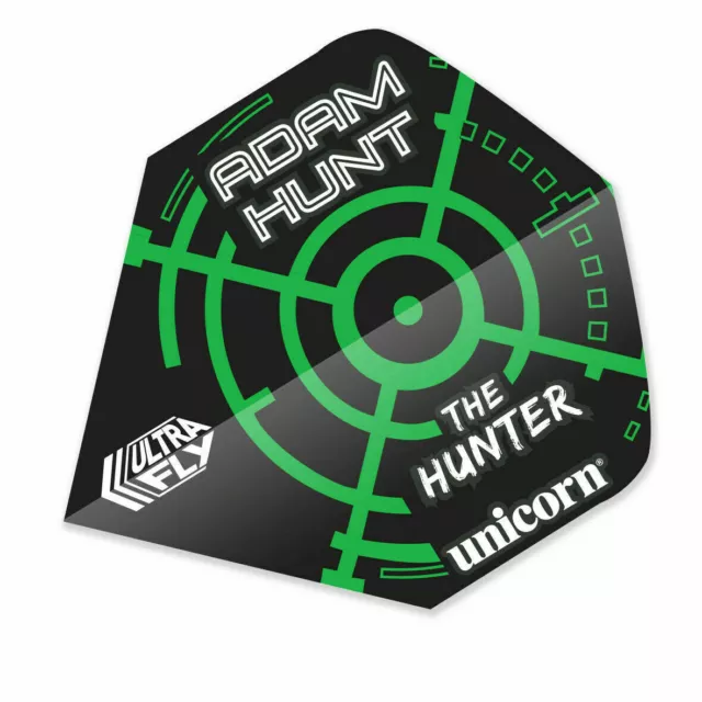 Unicorn Adam Hunt Ultrafly Big Wing Standard 3er-Pack Dartflüge 150 Mikrometer
