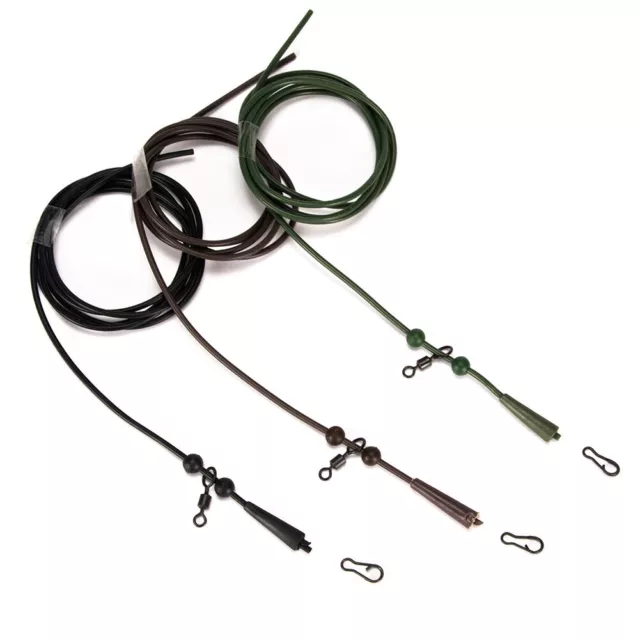 3 X Pre Rigged Rig Tube Helicopter Chod Hair Rigs Carp Fishing Tackle Links