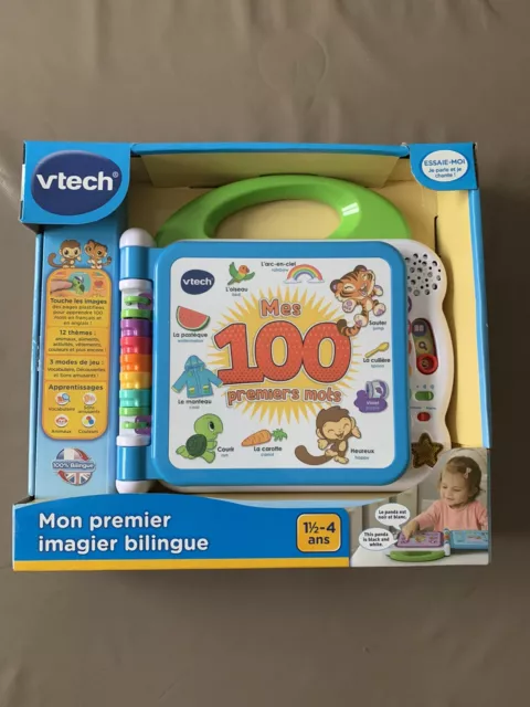 VTECH MES 100 premiers mots - imagier bilingue EUR 20,00 - PicClick FR