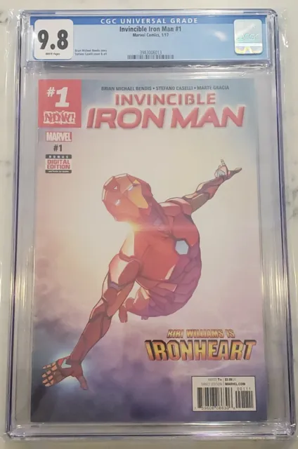 Invincible Iron Man #1 CGC 9.8 1st Print Riri Williams 1st Solo Series