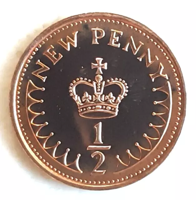 Great Britain 1/2 Penny proof coin 1971 uncirculated