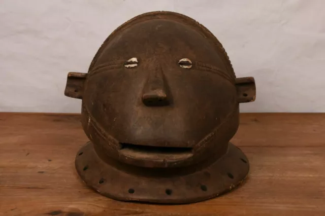 African Tribal Art, Beautiful tabwa helmet  from congo(DRC)