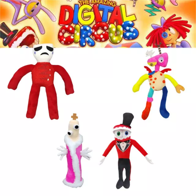 THE AMAZING DIGITAL Circus Pomni Jax Host Red Monster Plush Toy Doll Decor  Gift EUR 10,07 - PicClick DE