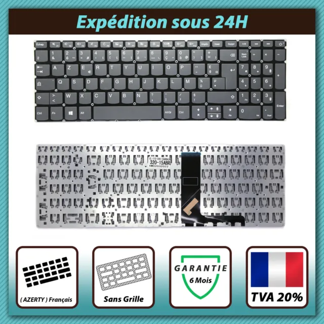 Clavier Français Azerty Pour Lenovo Ideapad S145-15Iwl / S145-15Ils / S145-15Ast