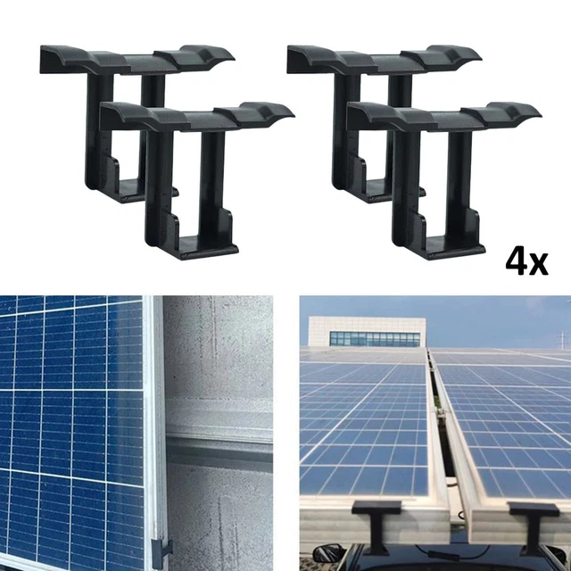 4x Solar Panel Entwässerung Clip Wasser Ablauf Solar Befestigung