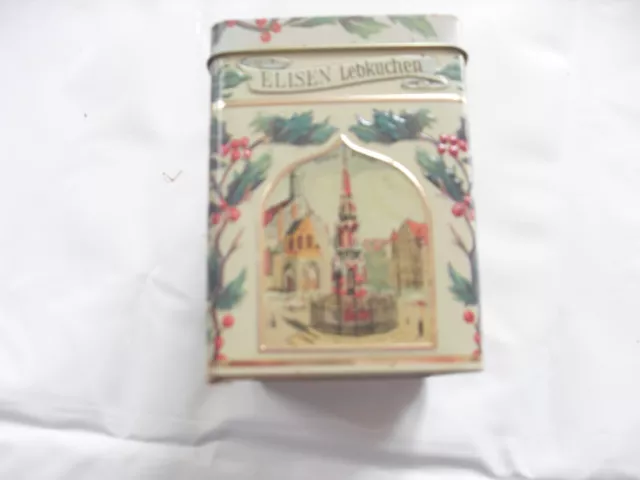 Alte Nürnberger Lebkuchen Blechdose Ferdinand Wolff Weihnachten (Vintage) 2