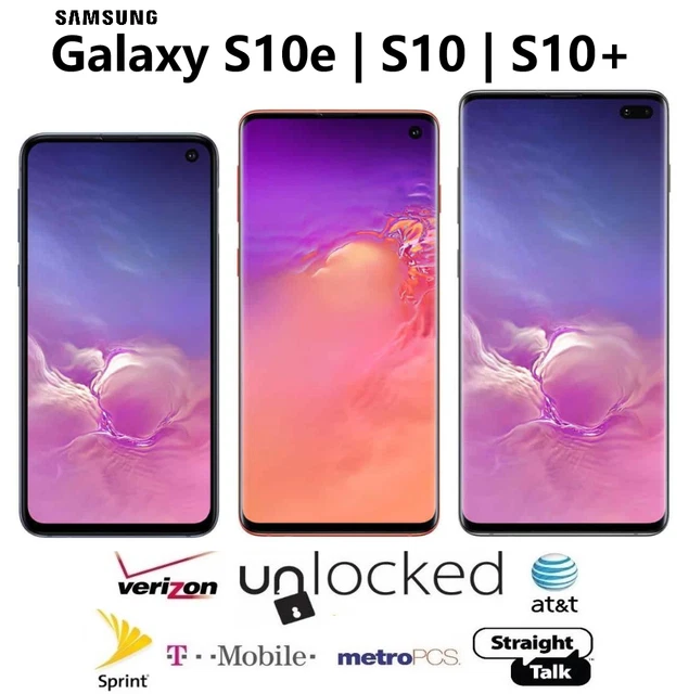 Samsung Galaxy S10 S10e S10+ Plus 128GB Factory Unlocked Smartphone Excellent US