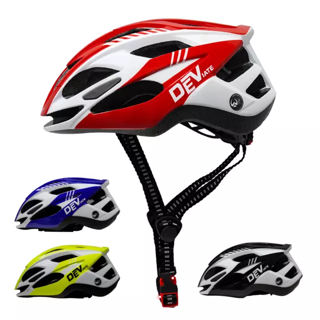 Casco per Mountain Bike XC Strada e Corsa Bicicletta Ciclismo Leggero Regolabile