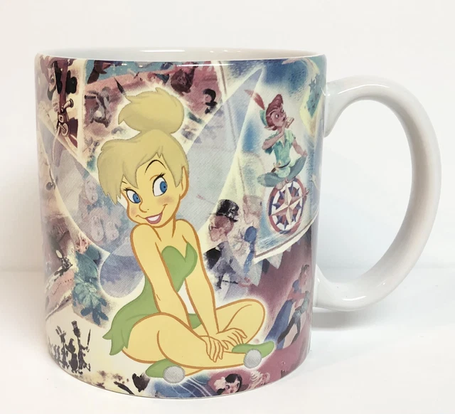 Disney Tinker Bell collage from Peter Pan Mug Porcelain Coffee Tea Cup 18 oz