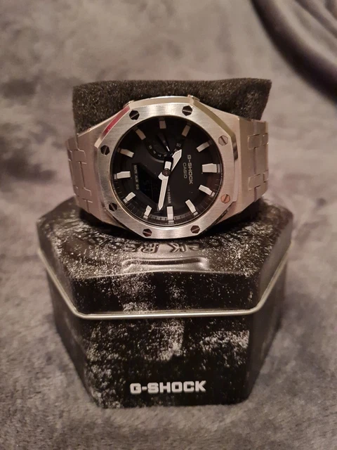 CASIO G-SHOCK GA-2100-1AER custom AP mod CASIOAK £66.00 - PicClick UK