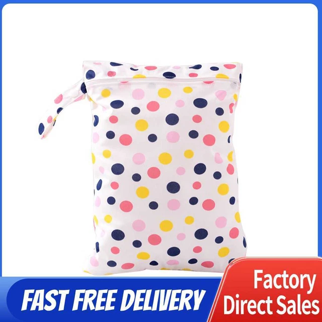 Baby Diaper Bags Character Print Changing Wet Bag Baby Cloth Diapers