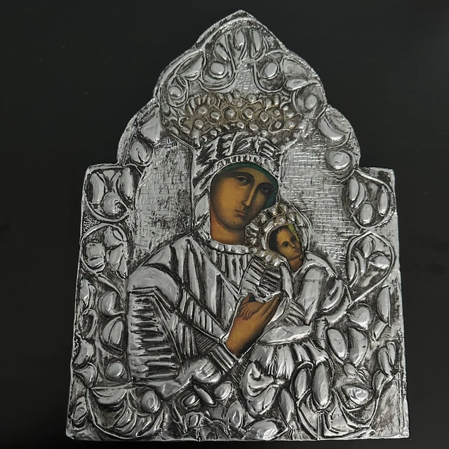 OUR LADY OF Perpetual Help Virgin Mary Holding Baby Jesus Icon Catholic ...