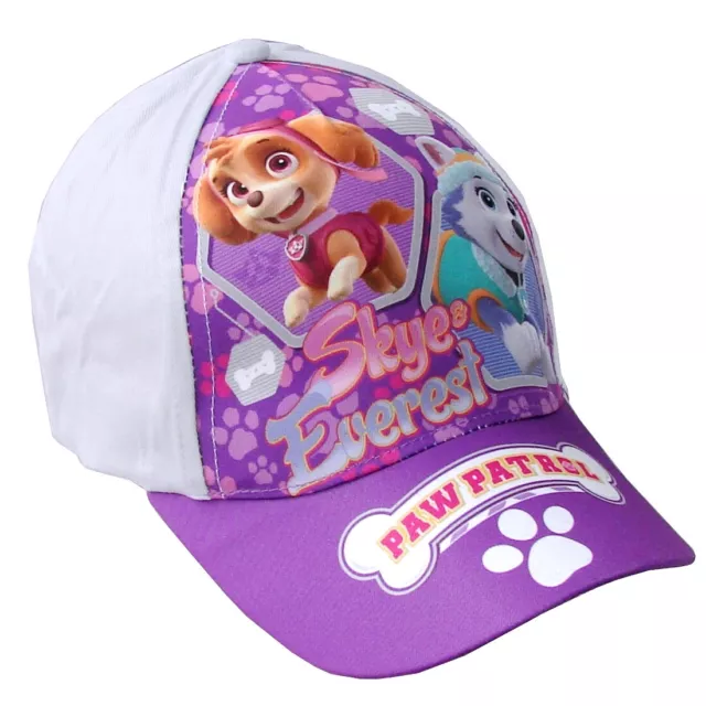 Paw Patrol Skye Everest Chapeau avec Visière Base-Ball Fille 2-8anni Coton