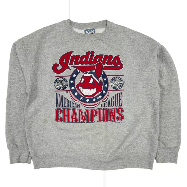 Vintage  90s Cleveland Indians MLB World Series Sweatshirt - XL